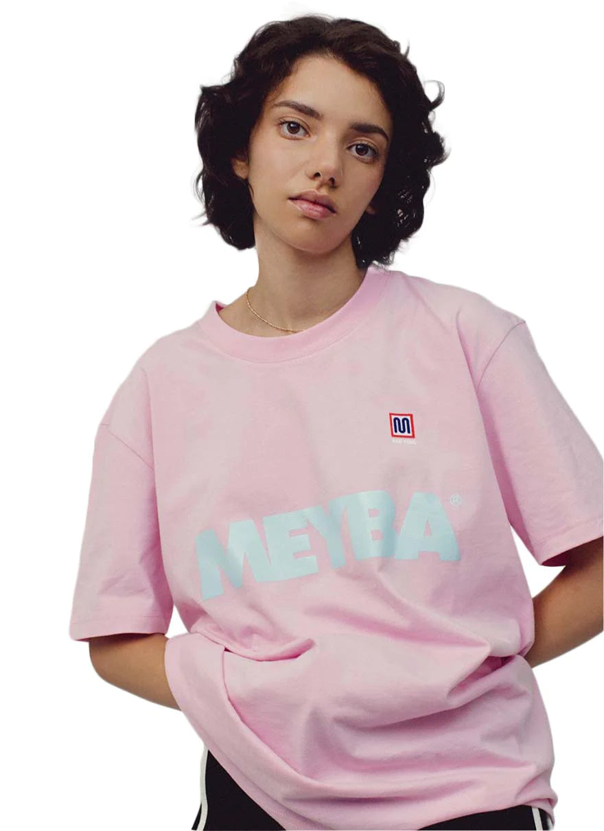 MEYBA BRAND TEE【PINK】