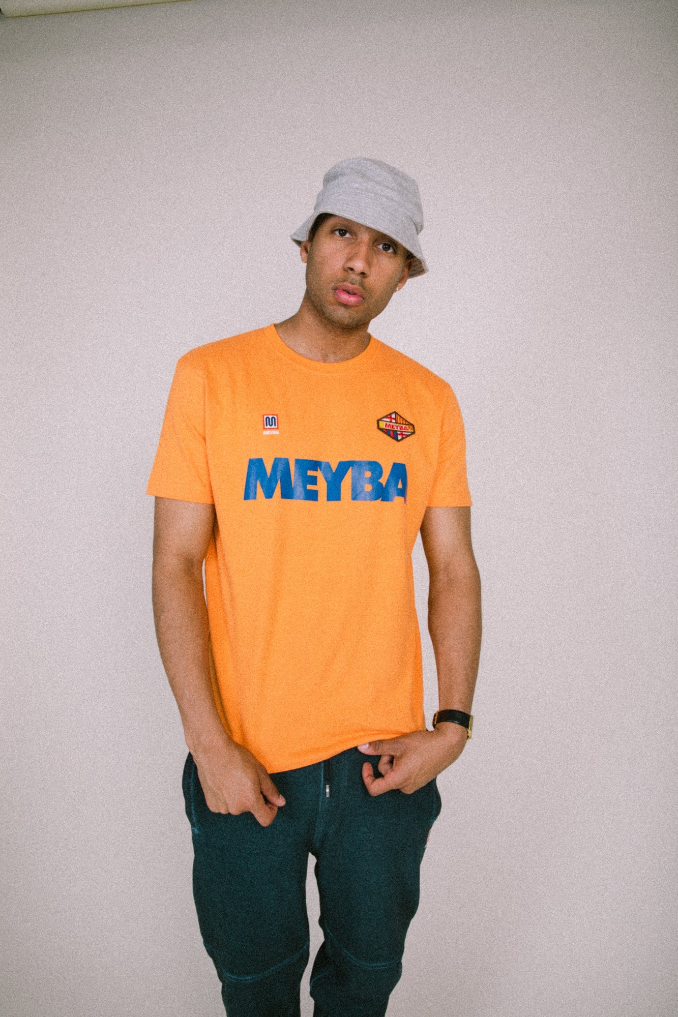 MEYBA TRAINING TEE【ORANGE/SURF】